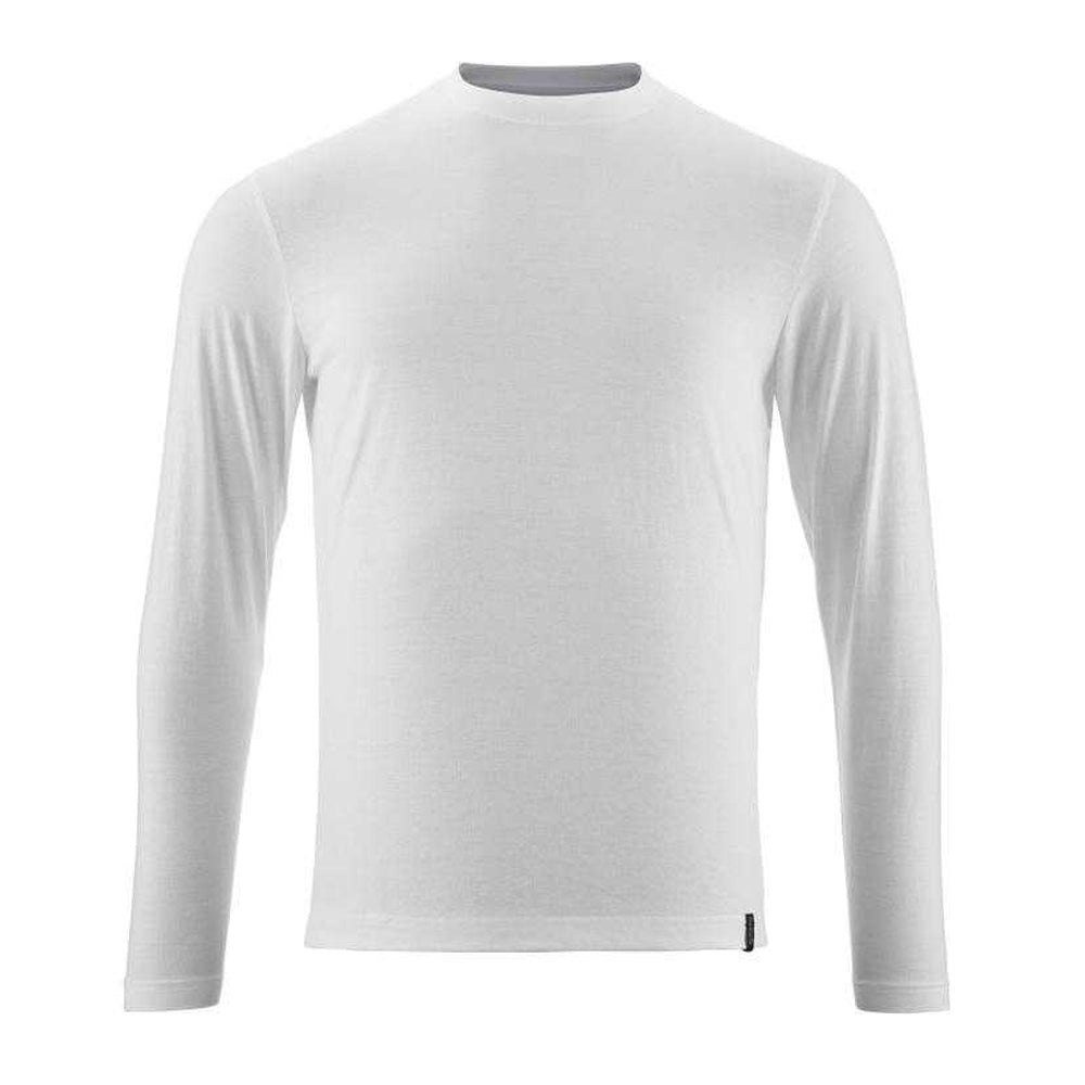 White - Front - Mascot Mens Crossover Long-Sleeved T-Shirt