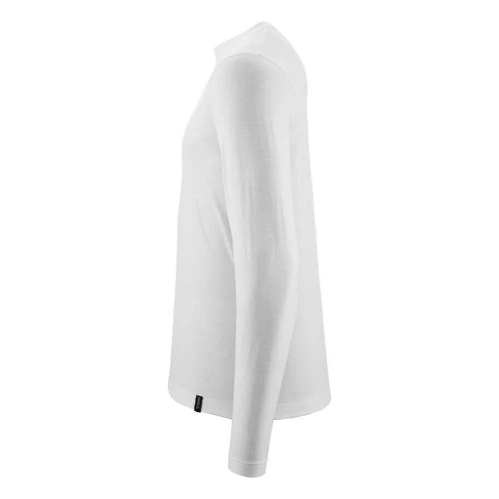 White - Back - Mascot Mens Crossover Long-Sleeved T-Shirt