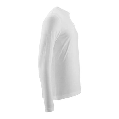 White - Side - Mascot Mens Crossover Long-Sleeved T-Shirt