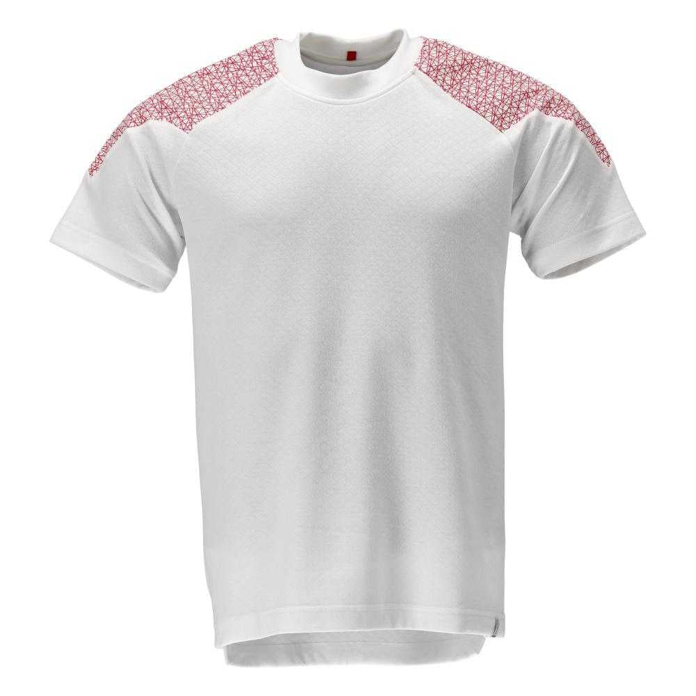 White-Traffic Red - Front - Mascot Mens Food & Care Short-Sleeved T-Shirt