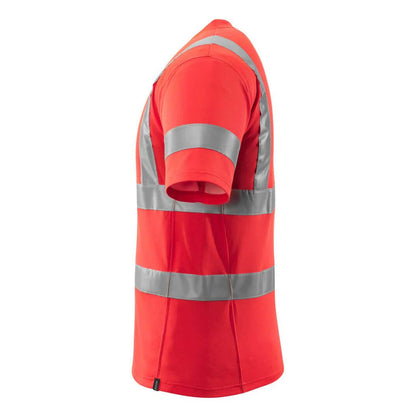 Hi Vis Yellow - Front - Mascot Mens Safe Classic Hi-Vis T-Shirt