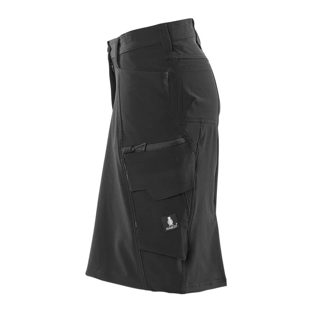 Black - Back - Mascot Womens-Ladies Accelerate Skirt