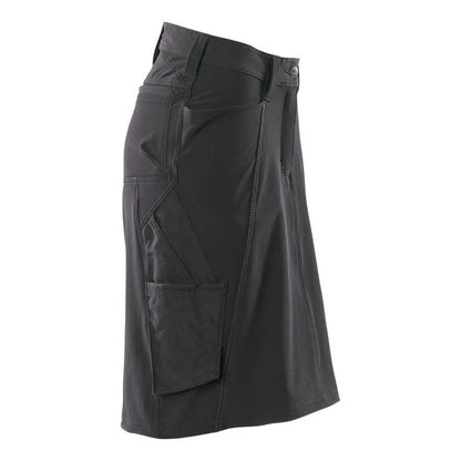 Black - Side - Mascot Womens-Ladies Accelerate Skirt