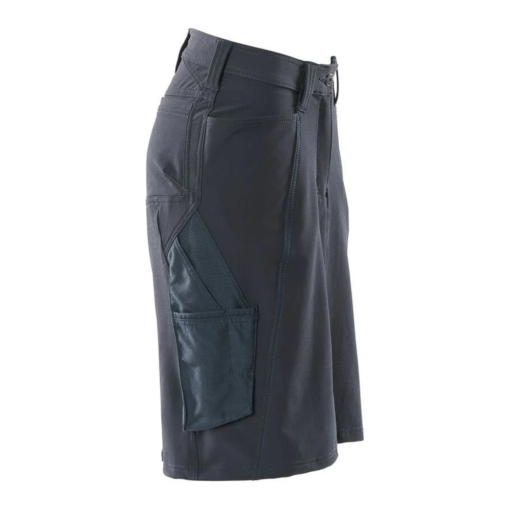 Dark Navy - Side - Mascot Womens-Ladies Accelerate Skirt
