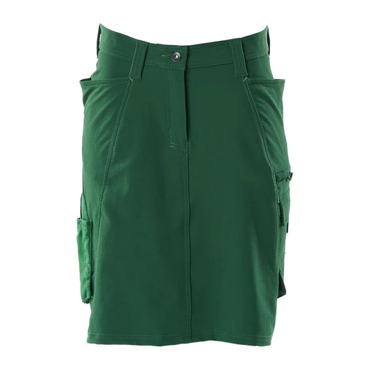 Green - Front - Mascot Womens-Ladies Accelerate Skirt