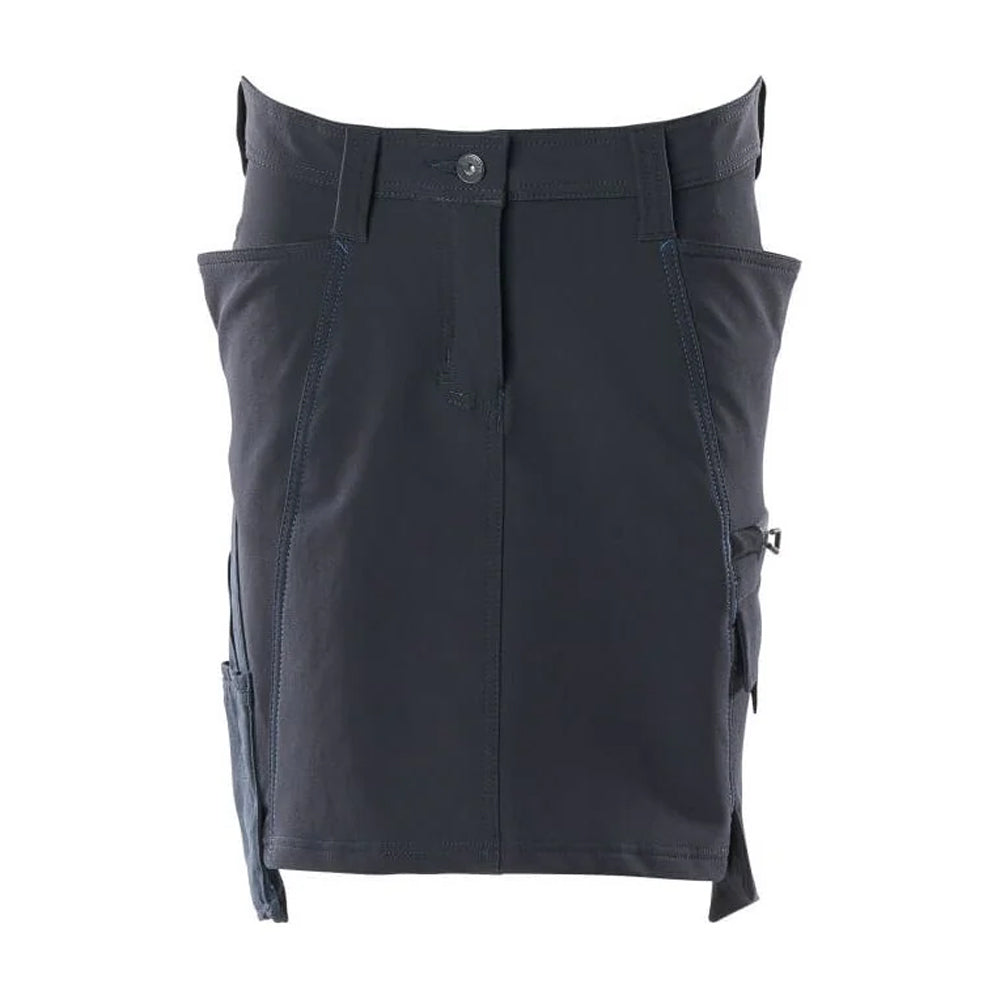 Dark Navy - Front - Mascot Womens-Ladies Accelerate Regular Skirt