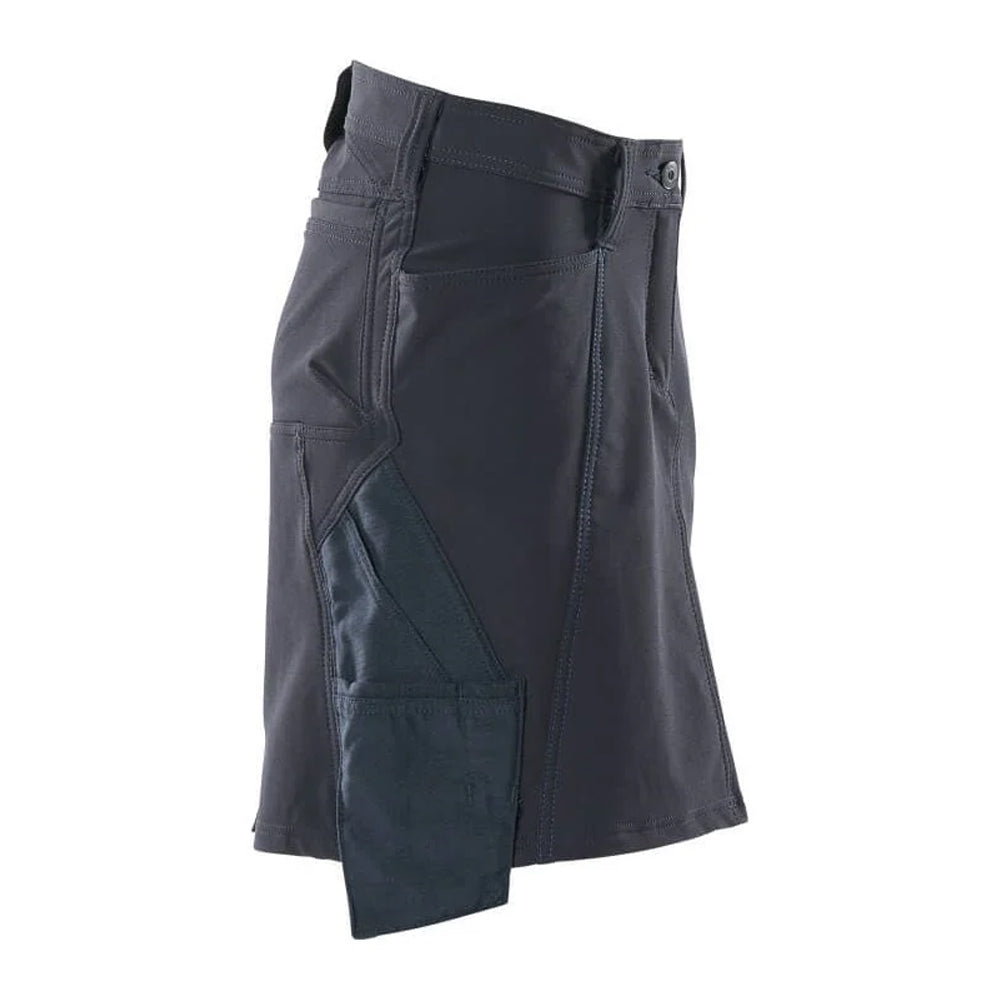 Dark Navy - Side - Mascot Womens-Ladies Accelerate Regular Skirt