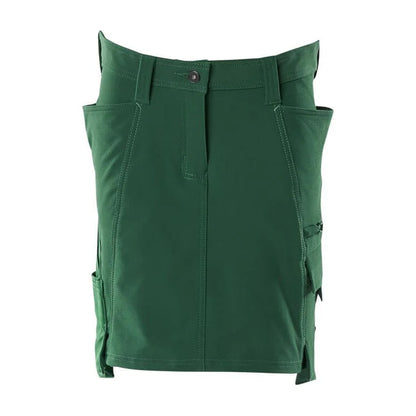 Green - Front - Mascot Womens-Ladies Accelerate Regular Skirt