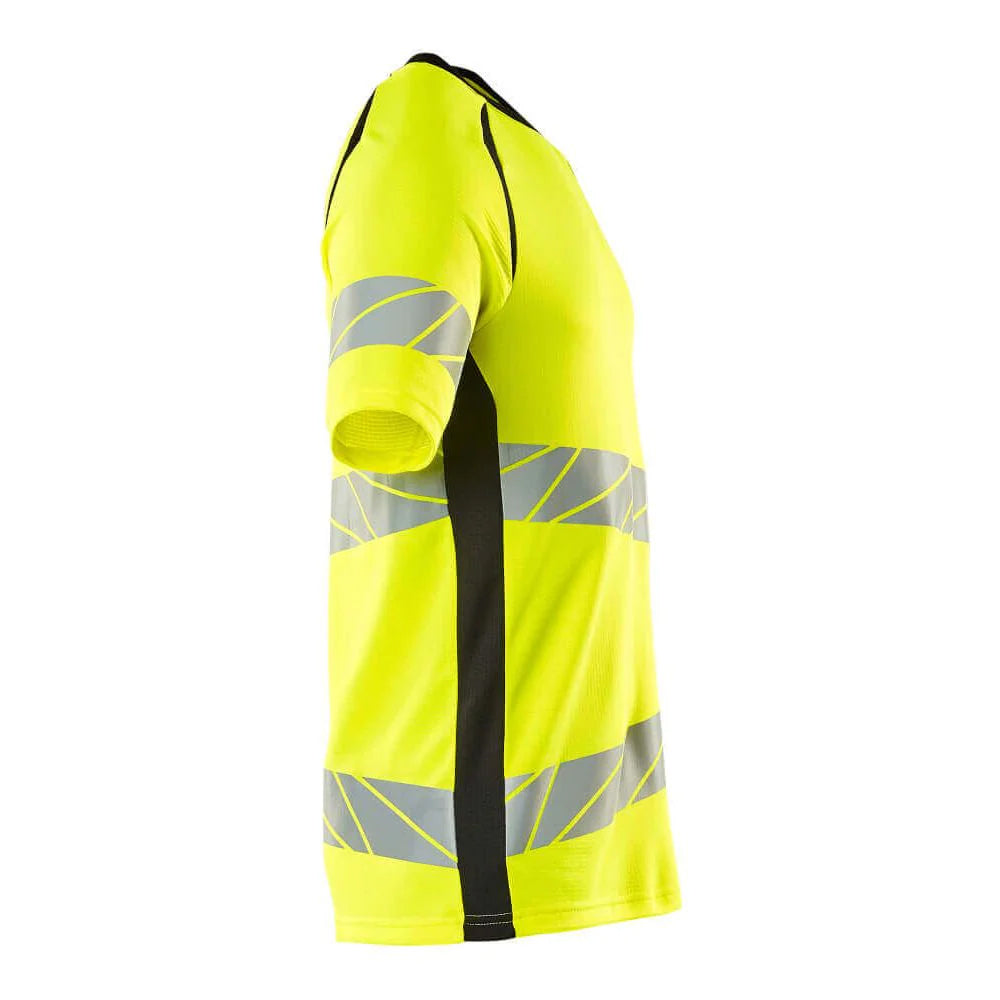 Hi Vis Yellow-Black - Lifestyle - Mascot Mens Accelerate Safe Hi-Vis T-Shirt