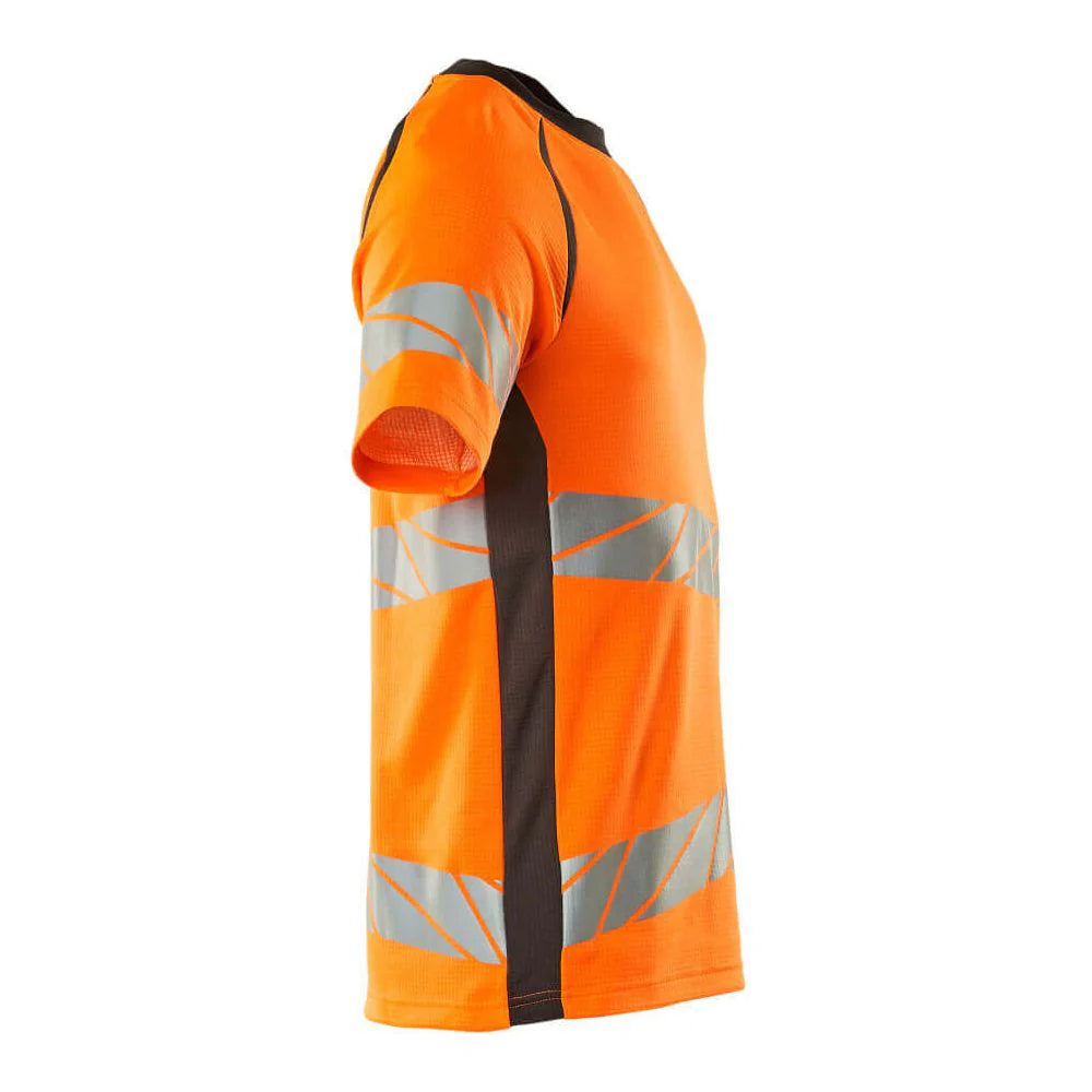 Hi Vis Orange-Dark Anthracite - Lifestyle - Mascot Mens Accelerate Safe Hi-Vis T-Shirt