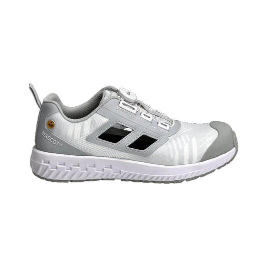 White-Light Grey - Front - Mascot Womens-Ladies Safety Shoes
