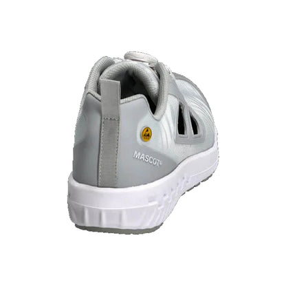 White-Light Grey - Back - Mascot Womens-Ladies Safety Shoes