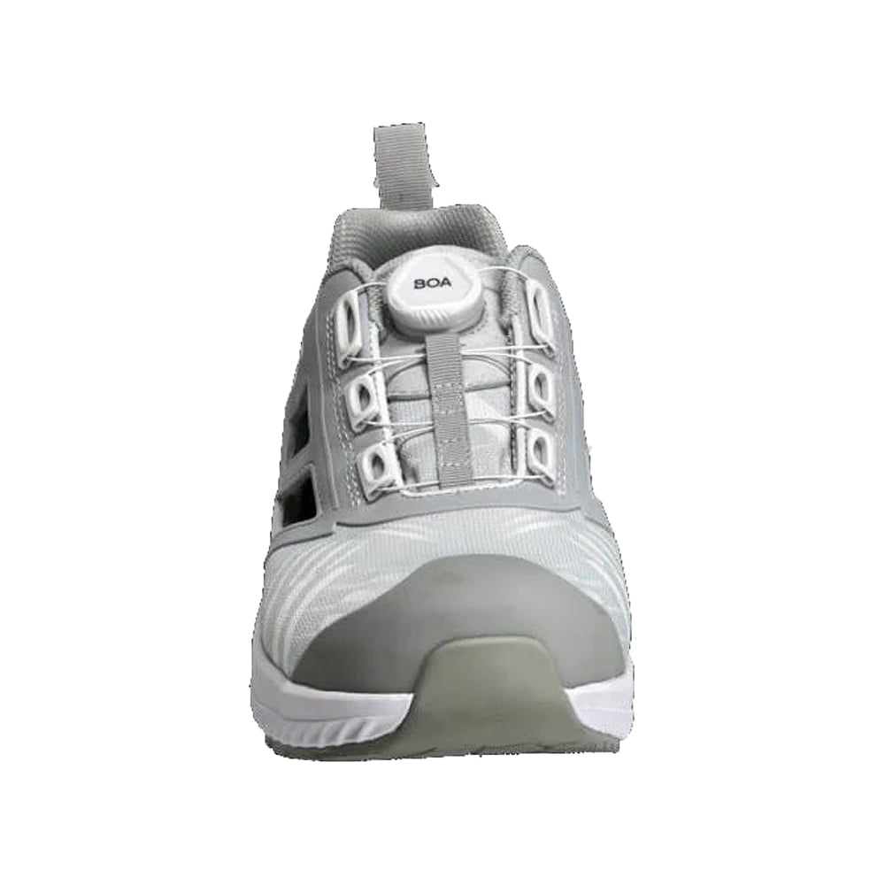 White-Light Grey - Side - Mascot Womens-Ladies Safety Shoes