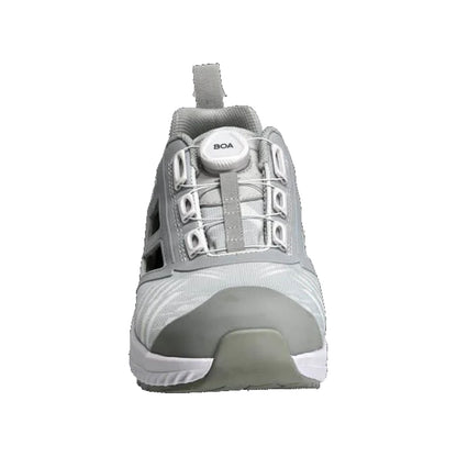 White-Light Grey - Side - Mascot Womens-Ladies Safety Shoes