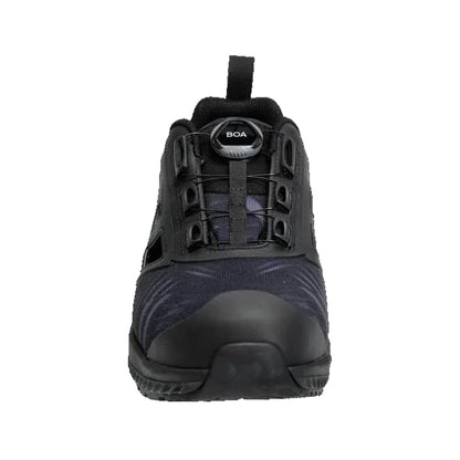 Stone Blue-Black - Side - Mascot Womens-Ladies Safety Shoes
