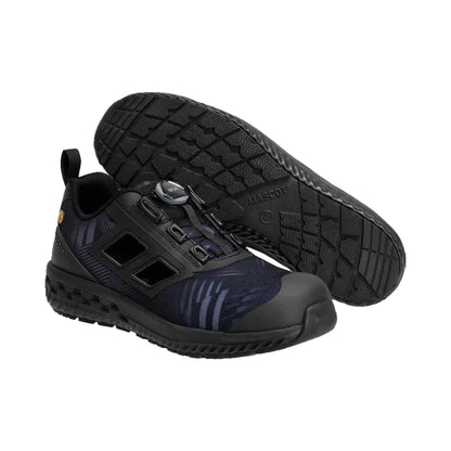 Stone Blue-Black - Lifestyle - Mascot Womens-Ladies Safety Shoes