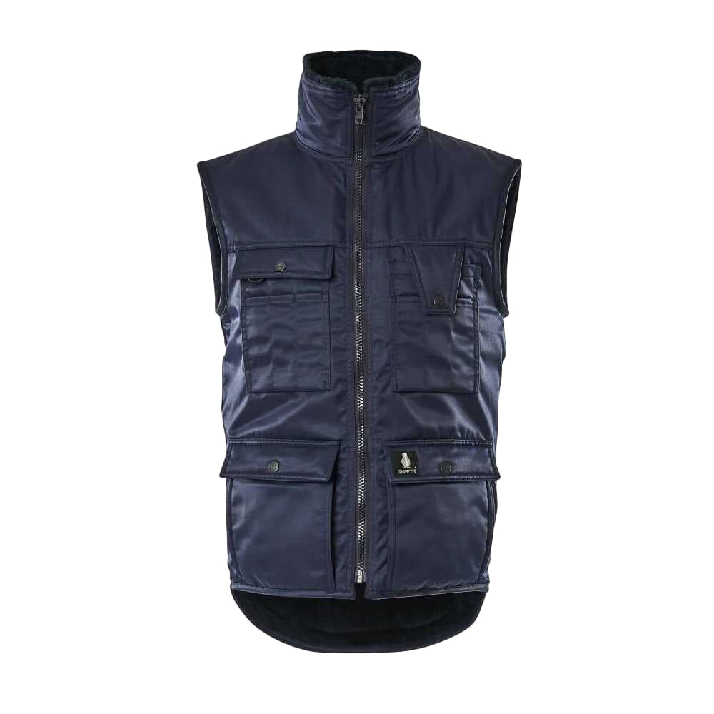 Navy - Front - Mascot Unisex Adult Originals Solden Gilet