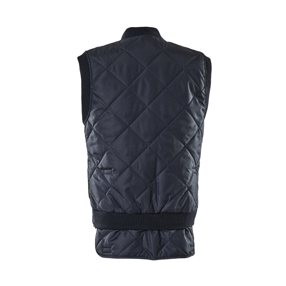 Navy - Back - Mascot Mens Originals Liverpool Thermal Gilet