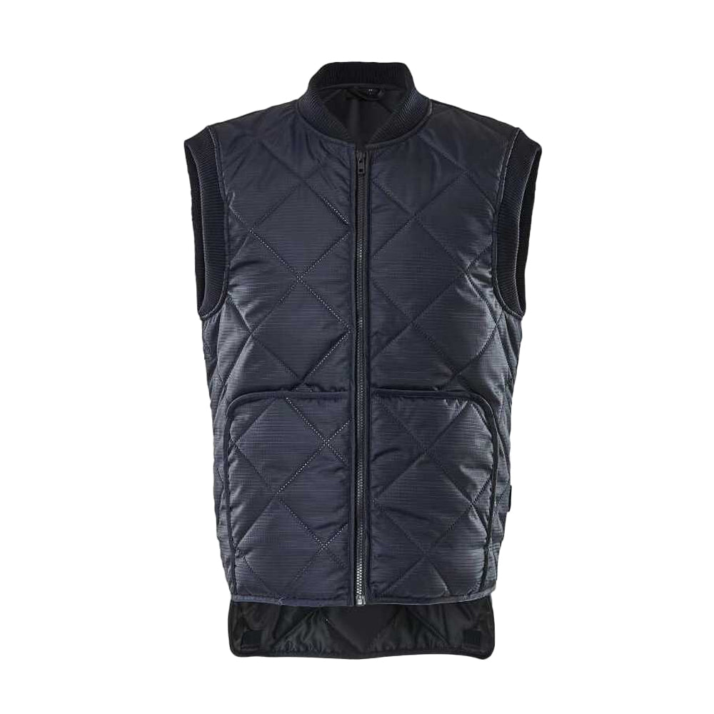 Navy - Front - Mascot Mens Originals Liverpool Thermal Gilet