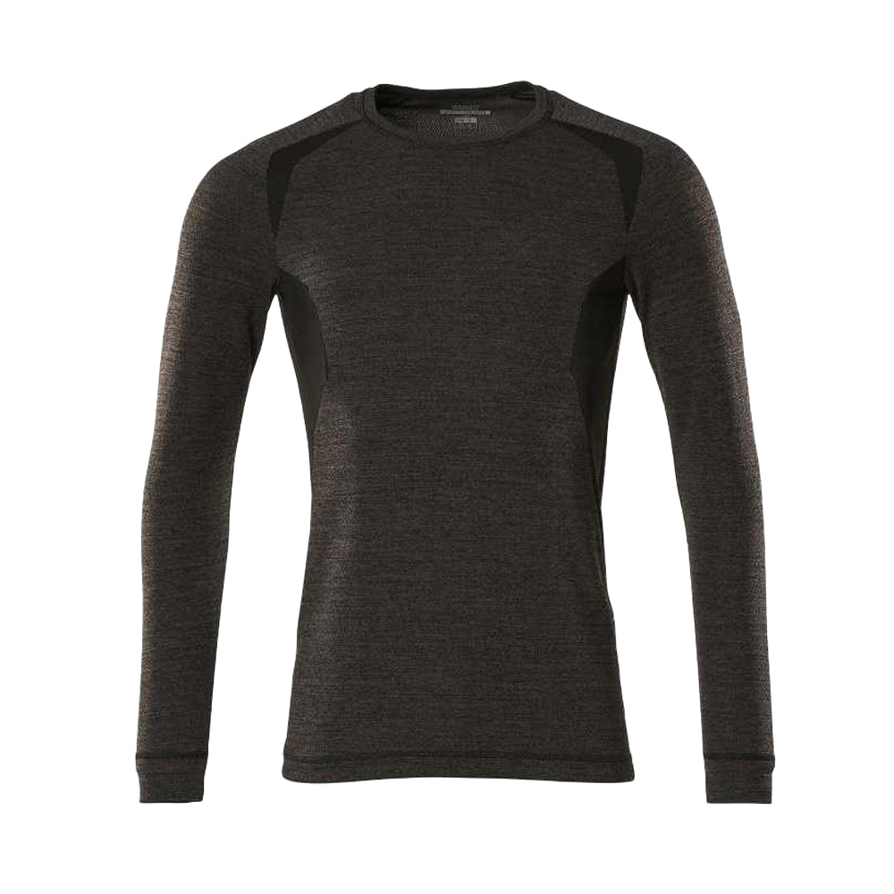 Dark Anthracite-Black - Front - Mascot Unisex Adult Crossover Base Layer Top