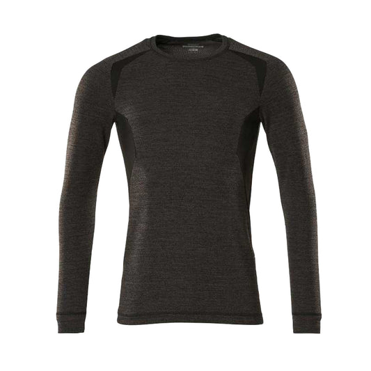 Dark Anthracite-Black - Front - Mascot Unisex Adult Crossover Base Layer Top