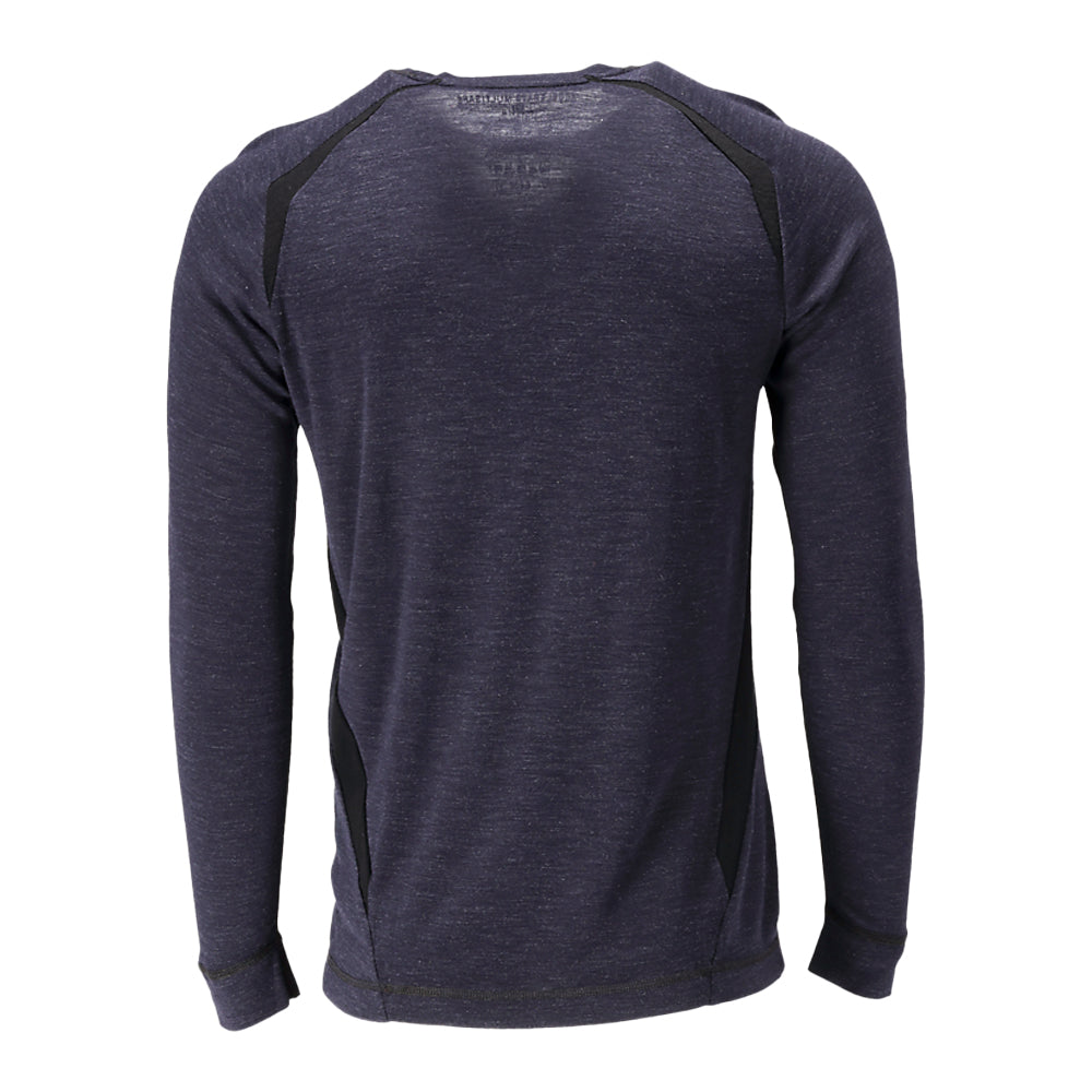Dark Navy - Back - Mascot Mens Crossover Base Layer Top