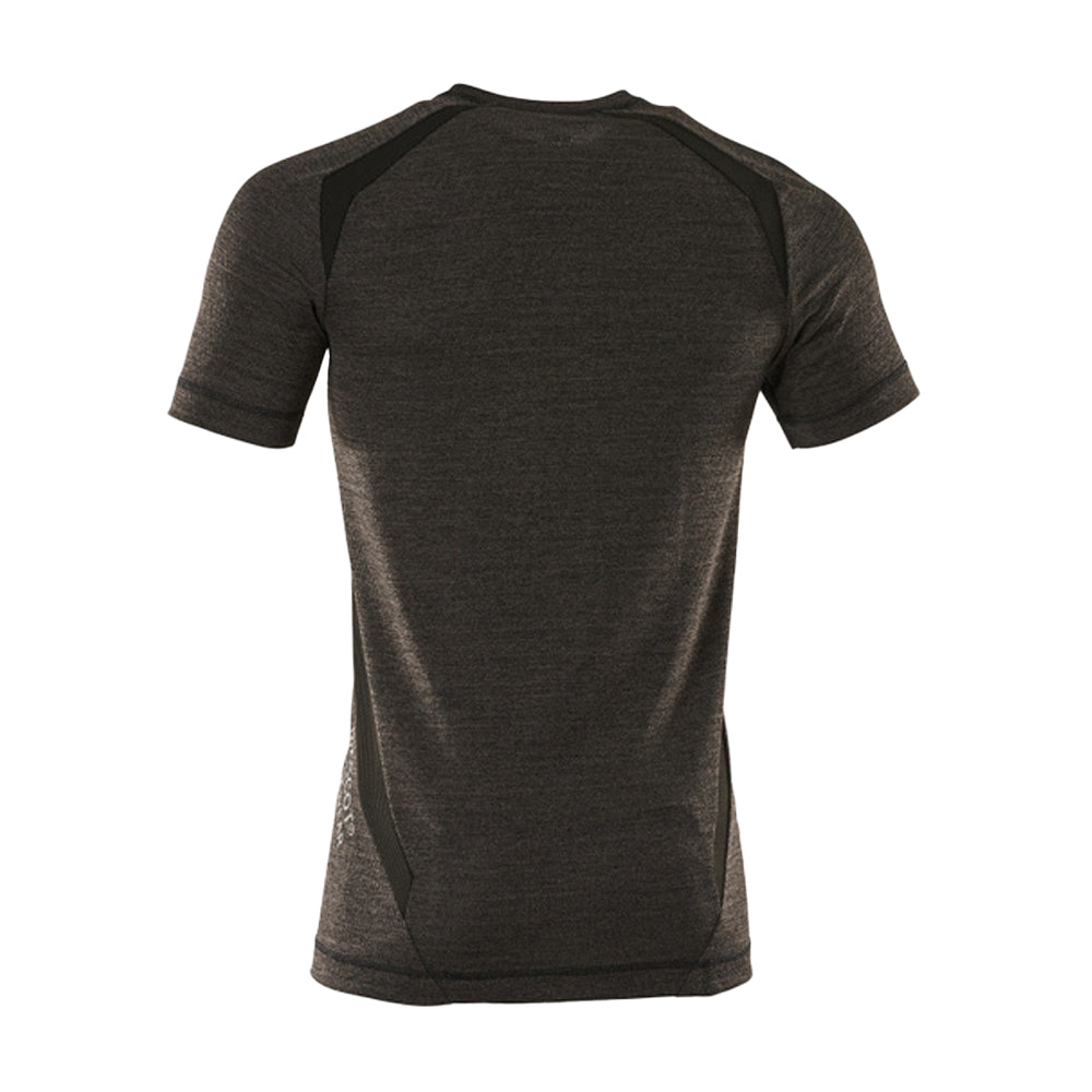 Dark Anthracite-Black - Back - Mascot Unisex Adult Crossover Short-Sleeved Base Layer Top