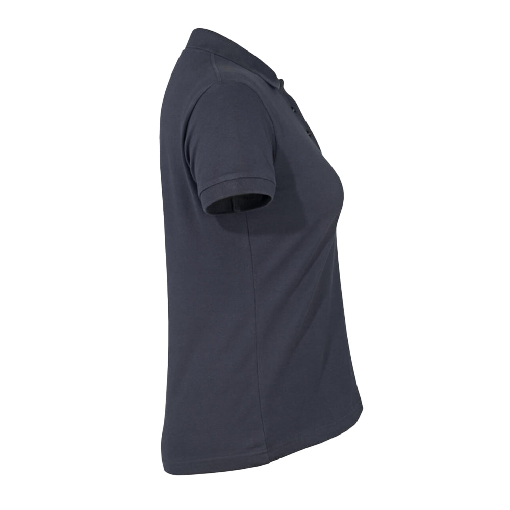 Dark Navy - Side - Mascot Womens-Ladies Crossover Samos Polo Shirt