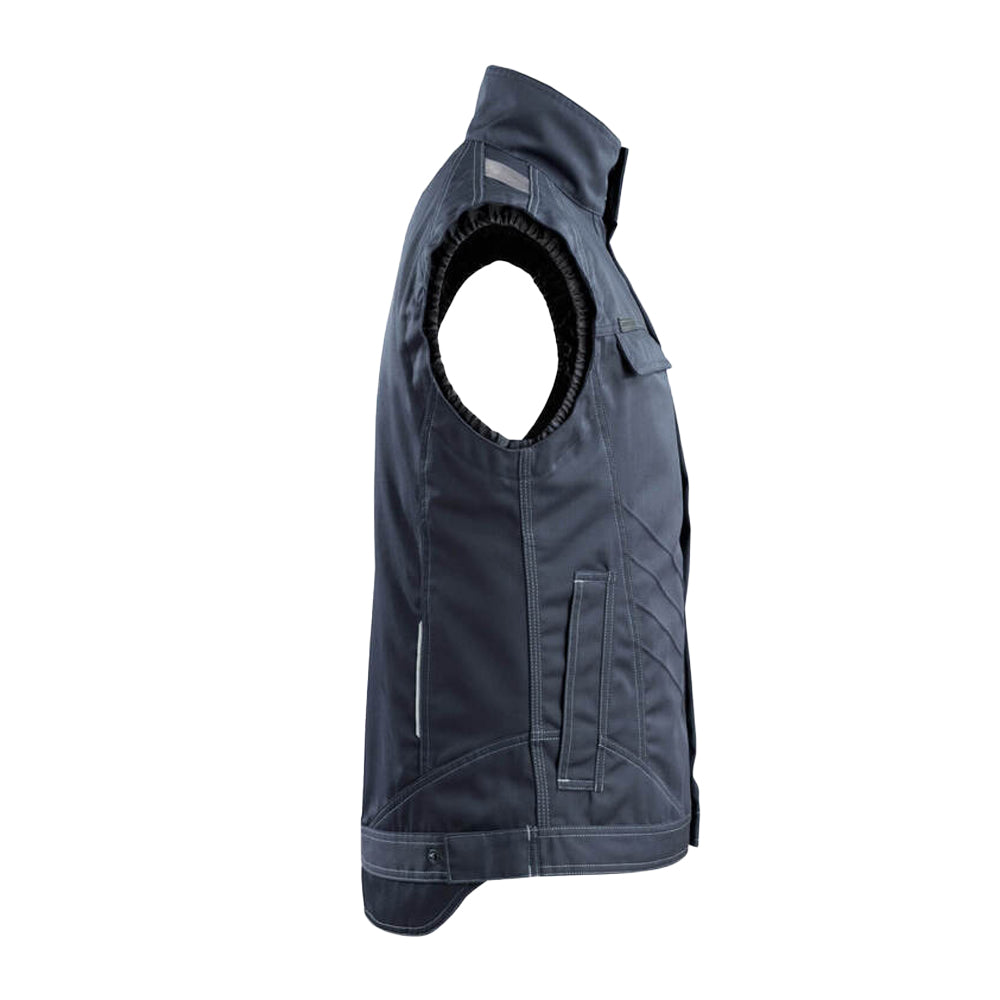 Dark Navy - Side - Mascot Mens Unique Hagen Gilet