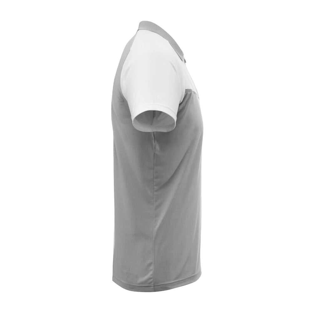Grey-White - Side - Mascot Mens Advanced Chest Pocket Polo Shirt