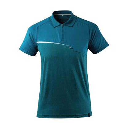 Petrol - Front - Mascot Mens Advanced Chest Pocket Polo Shirt