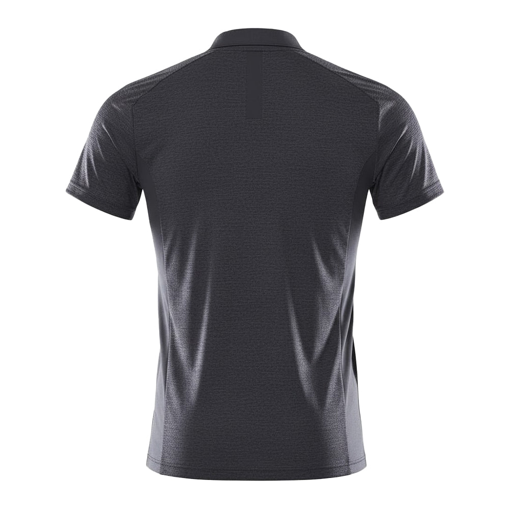 Dark Navy - Back - Mascot Mens Accelerate Polo Shirt