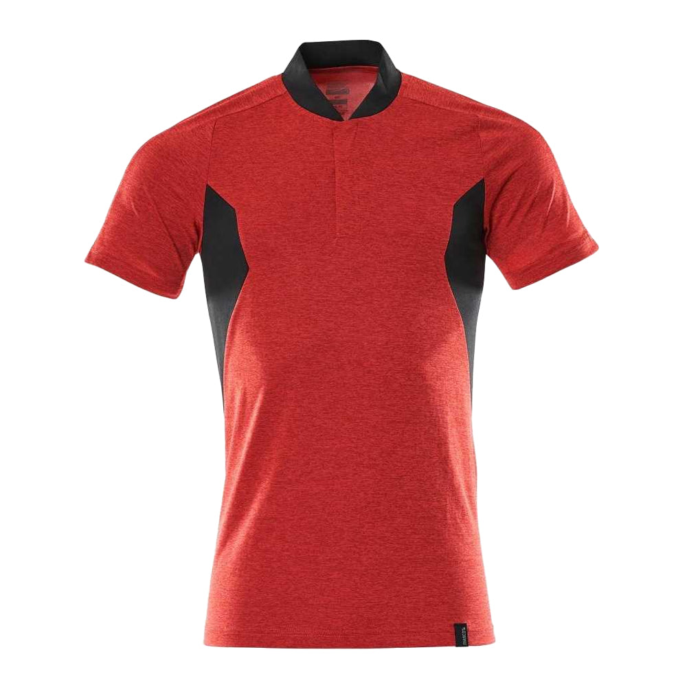 Traffic Red - Front - Mascot Mens Accelerate Polo Shirt