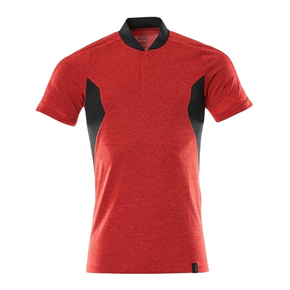 Traffic Red - Front - Mascot Mens Accelerate Polo Shirt
