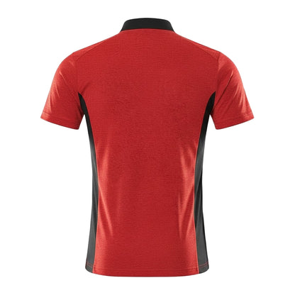 Traffic Red - Back - Mascot Mens Accelerate Polo Shirt