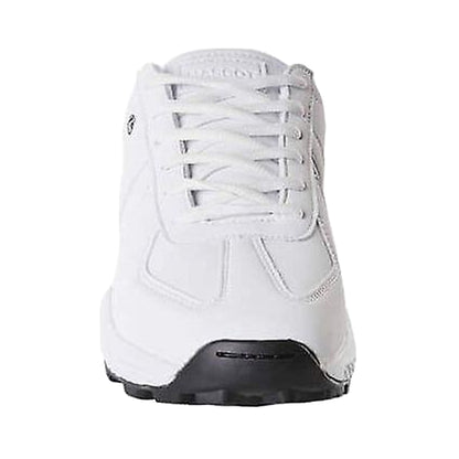 White - Side - Mascot Unisex Adult Logo Trainers