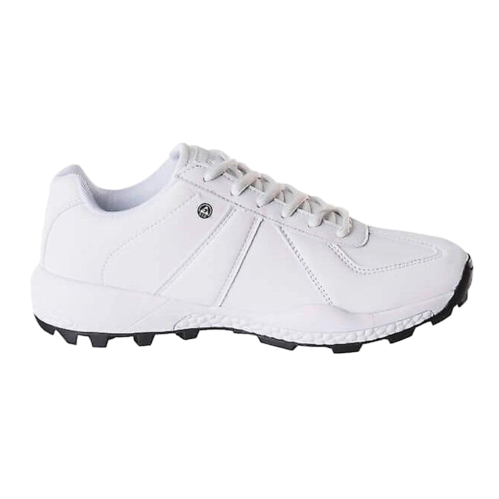 White - Front - Mascot Unisex Adult Logo Trainers