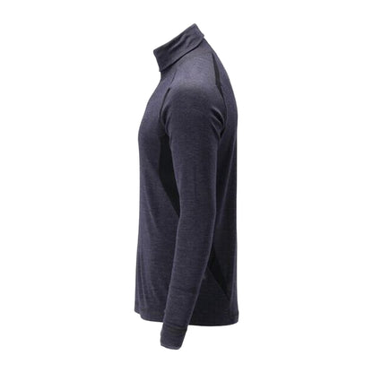 Dark Navy - Side - Mascot Mens Crossover Base Layer Top