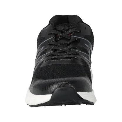 Black - Side - Mascot Mens Logo Microfibre Trainers