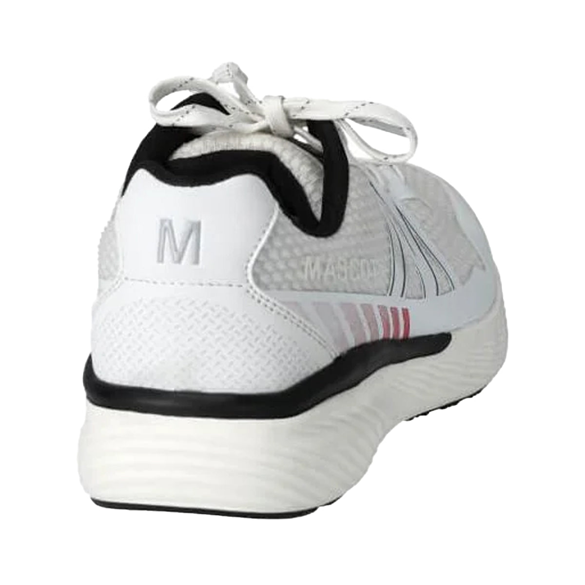 White-Black - Back - Mascot Mens Logo Microfibre Trainers