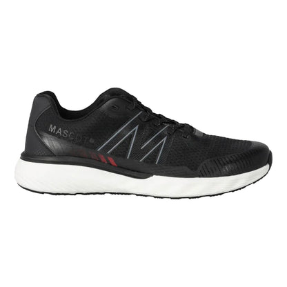 Black - Front - Mascot Mens Logo Microfibre Trainers