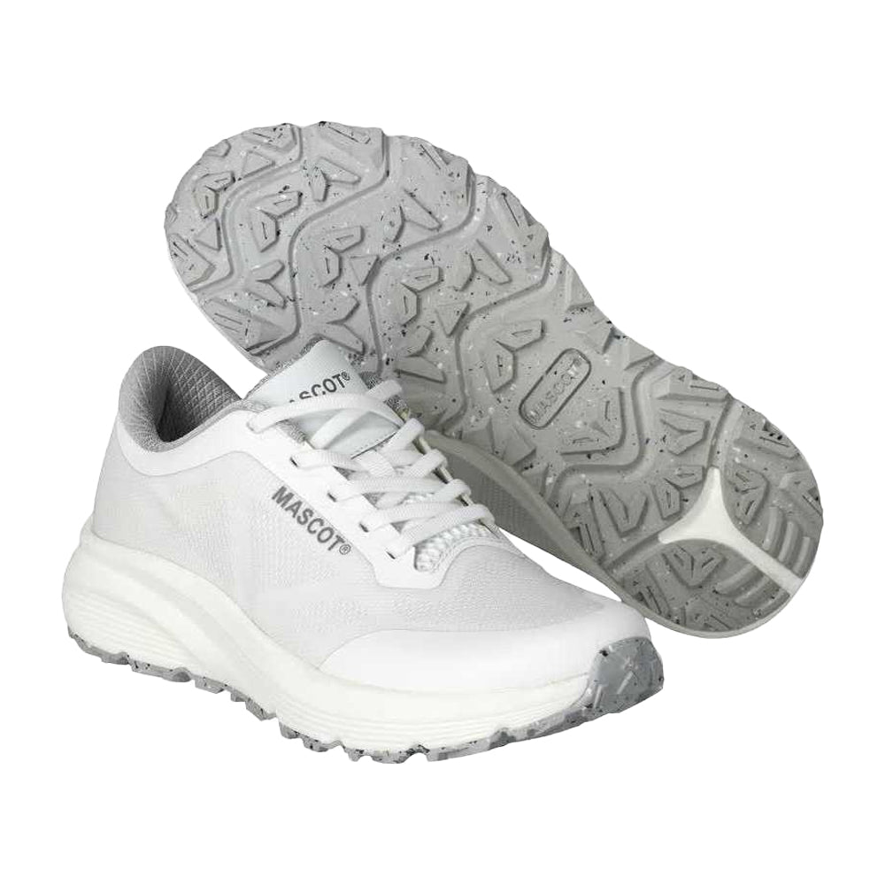 White - Back - Mascot Mens Logo Trainers