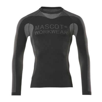 Black - Front - Mascot Unisex Adult Crossover Lahti Base Layer Top