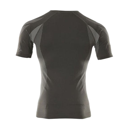 Dark Anthracite - Back - Mascot Unisex Adult Crossover Pavia Bamboo Short-Sleeved Base Layer Top