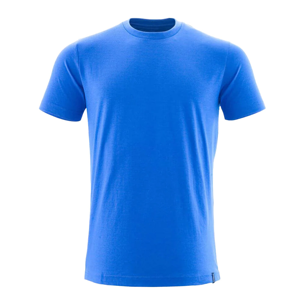 Azure Blue - Front - Mascot Mens Crossover T-Shirt