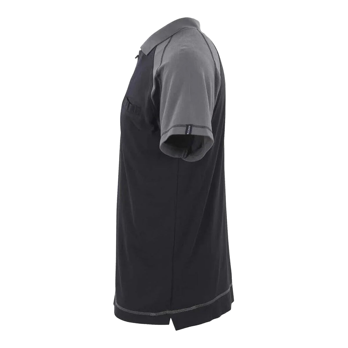 Black-Anthracite - Back - Mascot Mens Image Bianco Polo Shirt