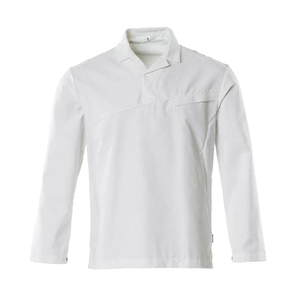 White - Front - Mascot Mens Smock Food & Care Chef Jacket