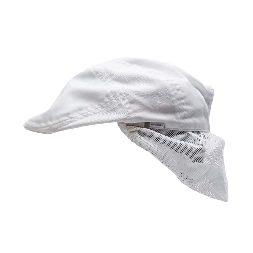 White - Back - Mascot Food & Care Flat Cap