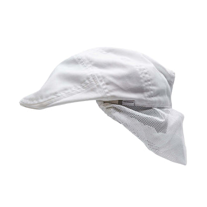 White - Back - Mascot Food & Care Flat Cap