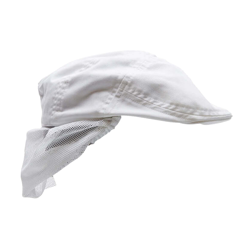 White - Side - Mascot Food & Care Flat Cap